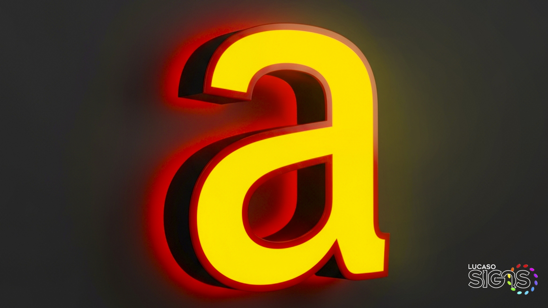 Custom Channel Letters Business Signs double light front and halo system by Lucaso Signs