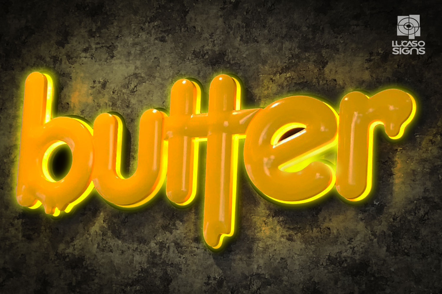 HDU Carving Letter with smooth surface with Halo Light Pin Mounted by Lucaso Signs