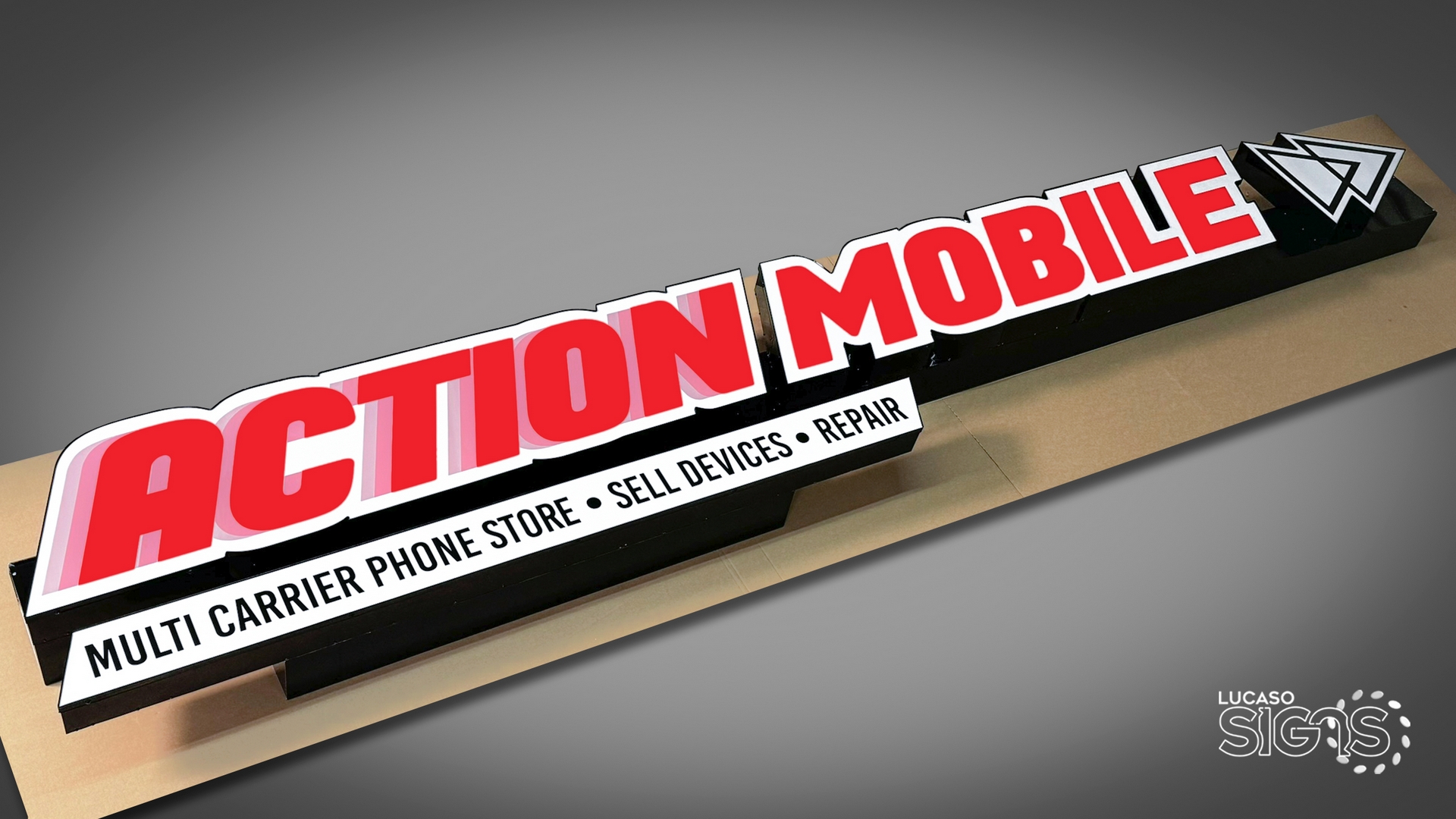 Cloud sign for Retail business by lucaso signs