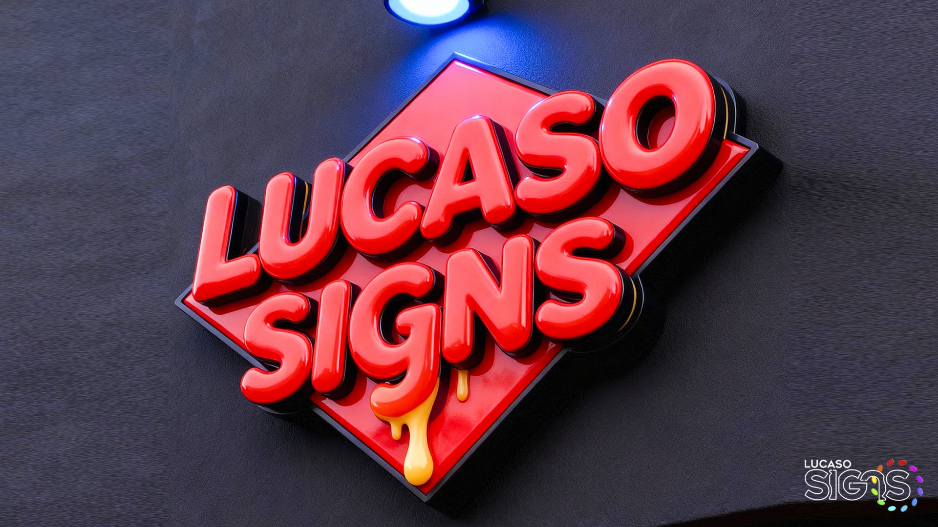 Brand name cloud sign thermoformed acrylic sign by lucaso signs